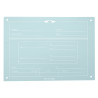 Placa de box English HV Polo - Azul empolvado