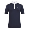 Polo de concurso de manga corta Imperial Riding Basic glam para mujer - Marino