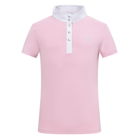 Polo de concurso de manga corta Imperial Riding Basic glam Kids