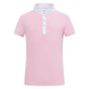 Polo de concurso de manga corta Imperial Riding Basic glam Kids - Algodón de azúcar