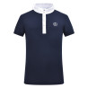 Polo de concurso de manga corta Imperial Riding Basic Kids - Marino