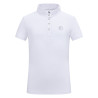 Polo de concurso de manga corta Imperial Riding Basic Kids - Blanco