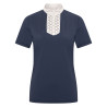 Polo de competición de manga corta Imperial Riding Shine para mujer - Marino
