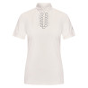 Polo de competición de manga corta Imperial Riding Shine para mujer - Blanco