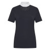 Polo de concurso de manga corta Imperial Riding Shines para mujer - Negro