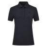Camiseta polo de manga corta Euro-Star Mara para mujer - Negro