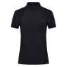 Camiseta tipo polo de manga corta Euro-Star Monica para mujer - Negro