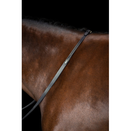 Riendas Imperial Riding de goma con tachuelas