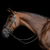 Riendas Imperial Riding de goma con refuerzo de nailon - Marrón oscuro