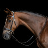 Riendas Imperial Riding de cuero liso - Marrón oscuro