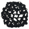 Red para el cabello con strass Imperial Riding - Negro