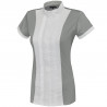 Polo Diamantina mujer manga corta Flags & Cup - Gris