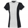 Polo Diamantina mujer manga corta Flags & Cup - Negro