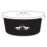 Cubo comedero HV Polo Nena 8 L - Negro