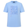 Camiseta de manga corta HV Polo Jenny para mujer - Azul empolvado