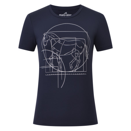 Top de manga corta Euro-Star Mira para mujer