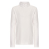 Top de manga larga Imperial Riding Jamy mesh para niños - Blanco