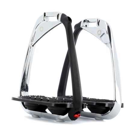 Estribos Flex-On Iron-S Chrome IUG negro