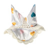 Capucha antimoscas Hobby Horsing Print HKM - Blanco con pequeños corazones