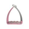 Estribos de seguridad Veredus Steel1 Vita - Plata / rosa claro