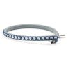 Kit de ribetes Casco My Style rayados con cristales - Cristales azul denim