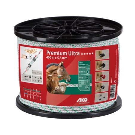 Cuerda de cercado Premium Ultra AKO