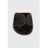 Forros de los protectores de menudillo con carcasa en malla 3D aterciopelada ProConfort Darial - Negro / marrón