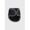Forros de los protectores de menudillo con carcasa en malla 3D aterciopelada ProConfort Darial - Negro / gris oscuro