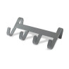 Ancla de limpieza Handy de 4 ganchos Shires - Gris