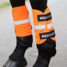 Polainas reflectantes Equi-Flector® Shires - Naranja vivo