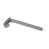 Porta silla barra plegable Shires - Gris
