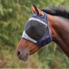 Máscara anti-moscas Shires FlyGuard Pro de malla fina con pasaje para orejas - Marino