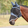 Máscara anti-moscas Shires FlyGuard Pro Air Motion con orejas y nariz - Azul airforce oscuro