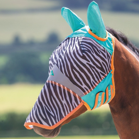 Máscara antimoscas Shires FlyGuard Pro ZEB-TEK