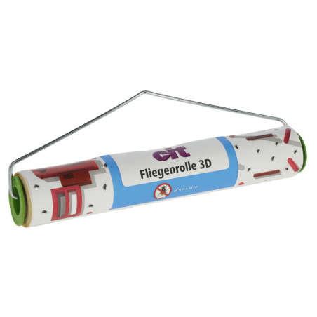 Cinta adhesiva atrapa moscas cit 3D