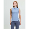 Camiseta sin mangas base LeMieux Airflow para mujer - Azul empolvado