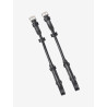 Montantes LeMieux enrollados Kudos - Negro / plata