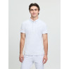 Polo de concurso LeMieux de manga corta para hombre - Blanco
