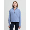 Sudadera con cremallera en el cuello LeMieux Young Rider Vianne - Azul empolvado