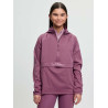 Chaqueta impermeable LeMieux Young Rider con cremallera de tres cuartos Paige - Malva