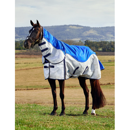 Manta antimoscas e impermeable ComFiTec Duo Shield con cuello desmontable