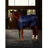 Manta de establo Weatherbeeta ComFiTec 210D Channel Quilt 220 g - Azúl marino / burdeos