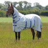 Manta antialérgica integral Plus Shires Tempest - Blanco / azul aviación
