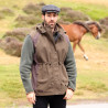 Chaleco unisex Heritage Shires Aubrion - Oliva oscuro