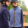 Chaleco polar Core joven jinete Shires Aubrion - Azul