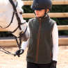 Chaleco polar Core joven jinete Shires Aubrion - Verde