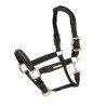 Cabezada de cuero Comfort Shires Velociti Rapida - Negro