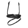 Muserola francesa Elite Shires Velociti Lusso - Negro