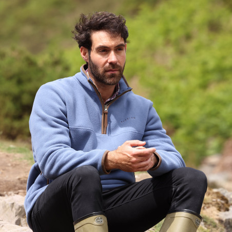 Forro polar con media cremallera Core para hombre Shires Aubrion
