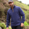 Forro polar con media cremallera Core para hombre Shires Aubrion - Marino